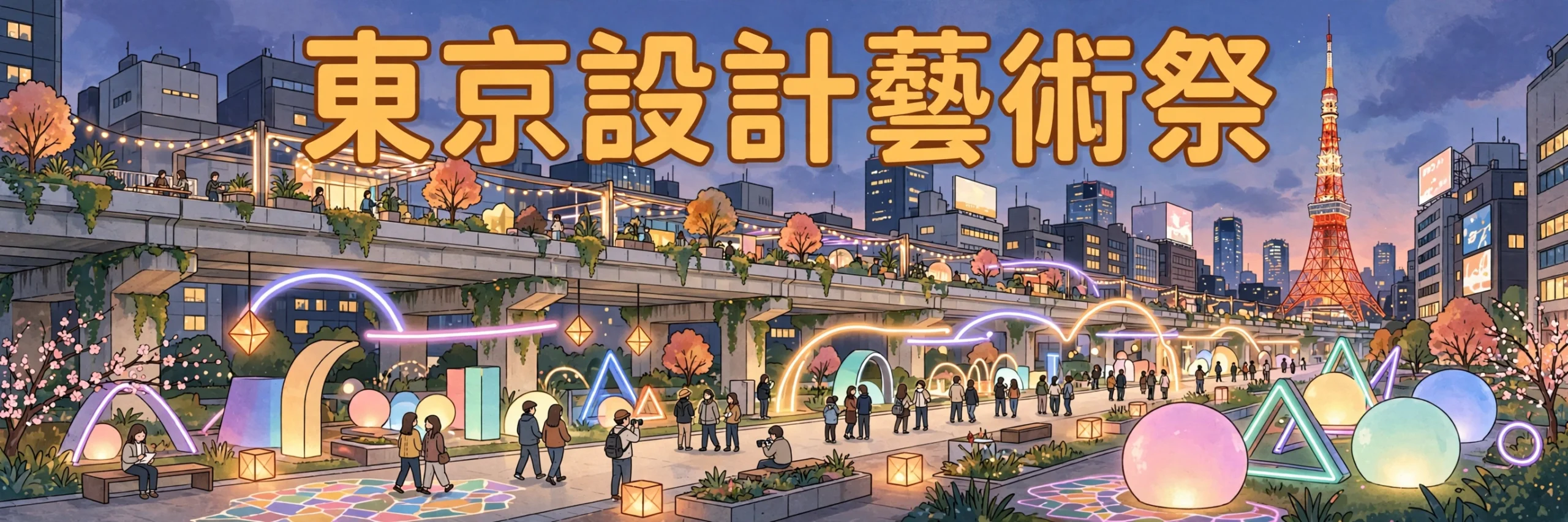 🎨 東京設計藝術祭2026今日開幕！舊高速公路變展場＋主會場只到11月3日！