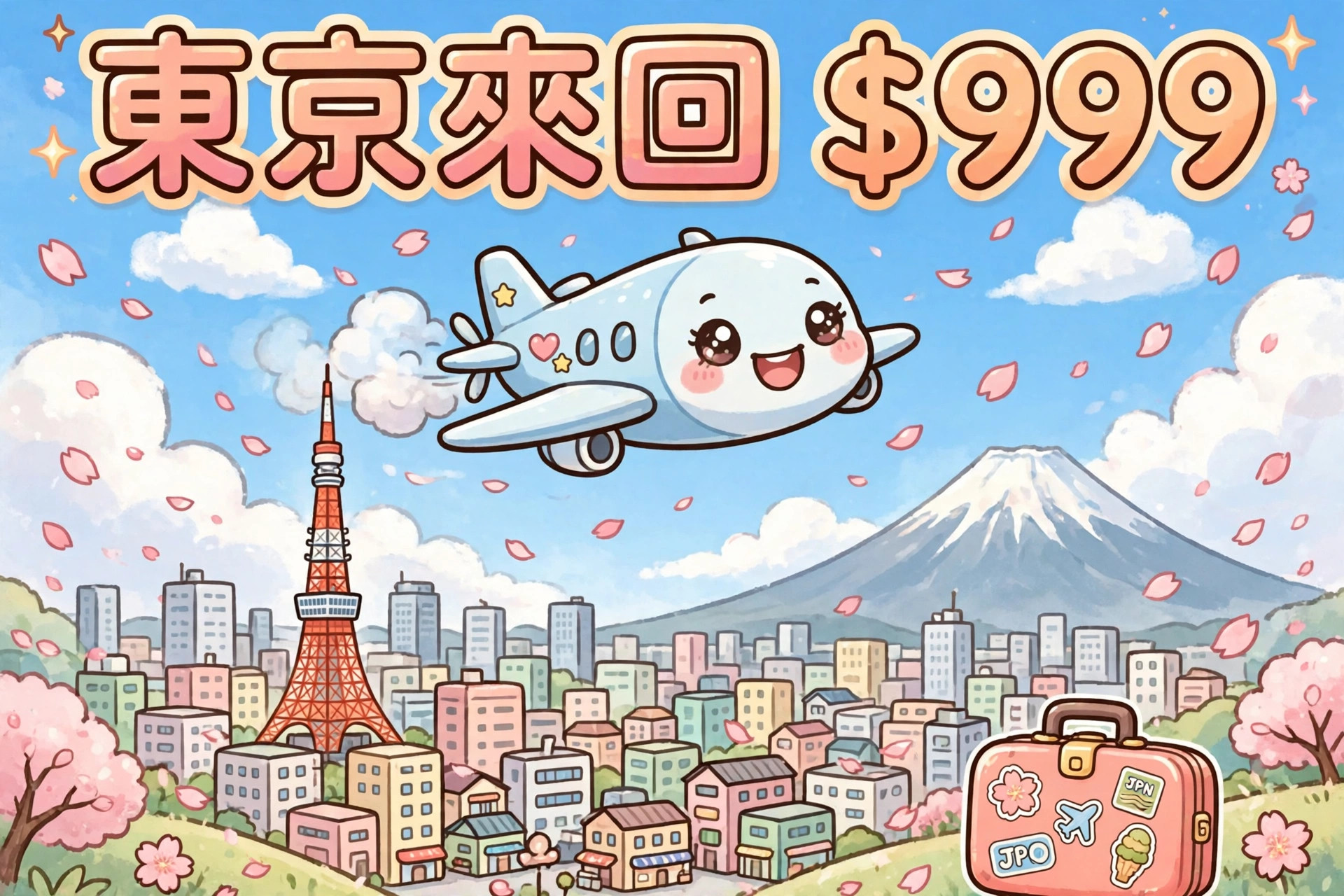 ✈️東京來回$999第二輪10月29日開搶!本週機票優惠懶人包
