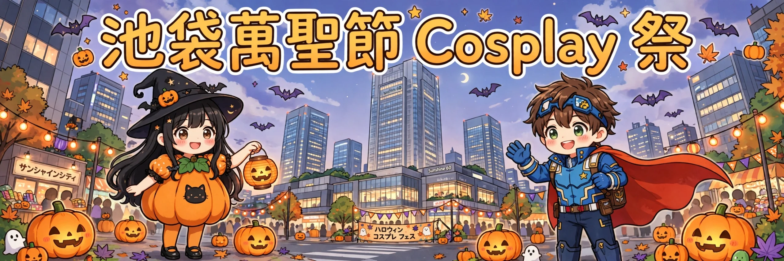 🎃 東京池袋萬聖節 Cosplay 祭10月30日開鑼!圍觀免費+400人巡遊+Enako回歸,動漫迷必去!