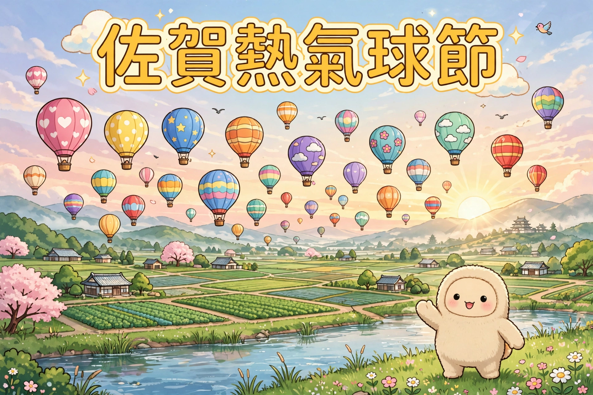 🎈佐賀熱氣球節2026終極攻略：10月30日開鑼！100＋熱氣球齊升空＋臨時車站直達會場，九州秋天必去！