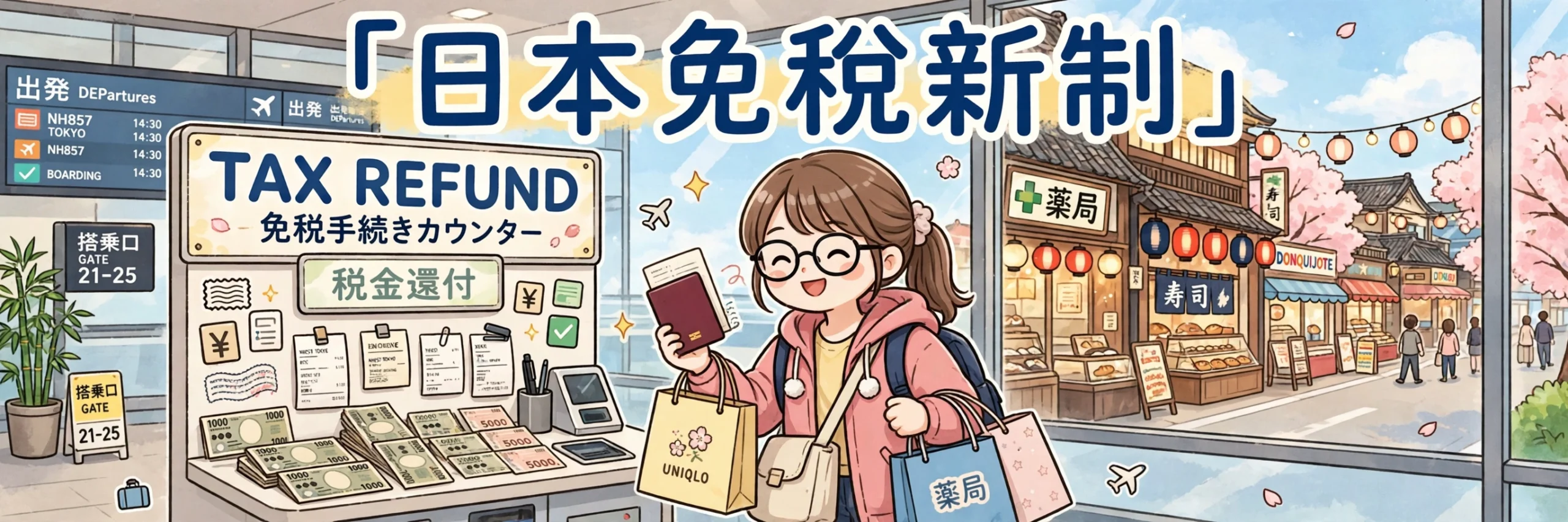 🛍️ 日本免稅大改制！11月1日起先畀稅、離境先退稅，購物前必睇3步！