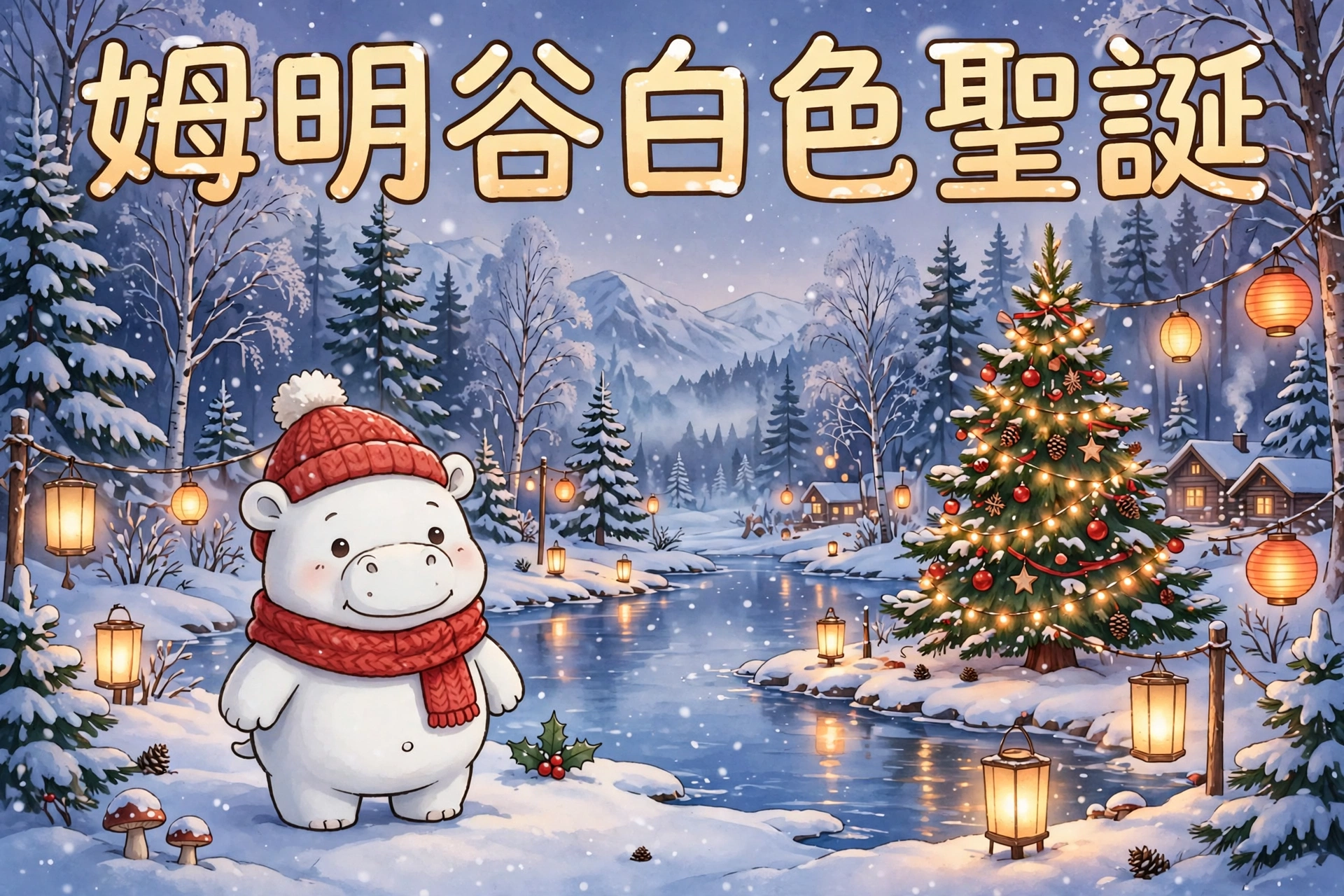 🎄 埼玉姆明谷白色聖誕明日開幕！人工造雪＋湖上煙火，夜間票¥2,500起！