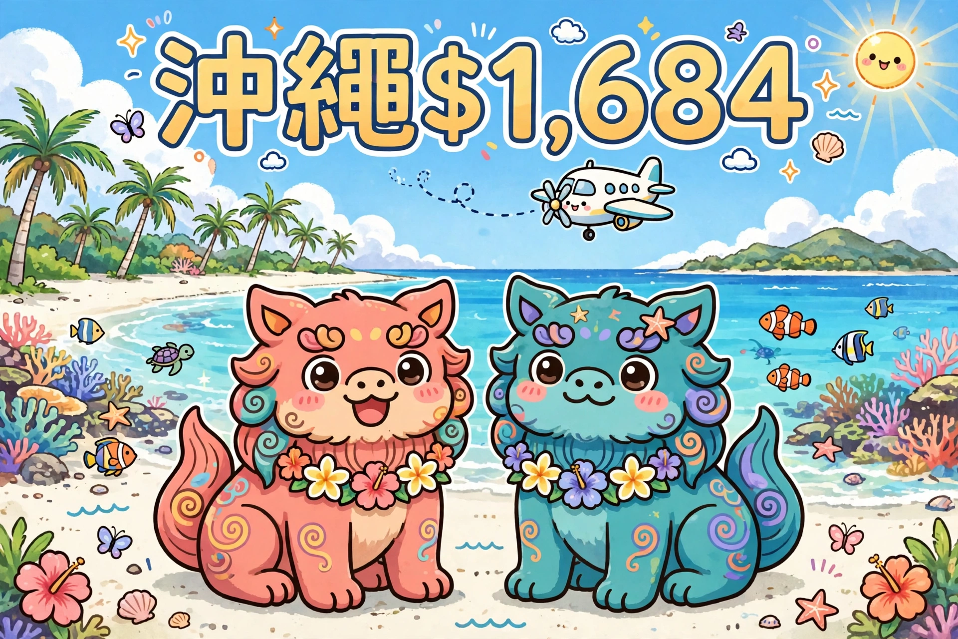🏖️ 港航沖繩來回連稅HK$1,684起！包23kg行李＋早去午返，出發期去到2027年6月！