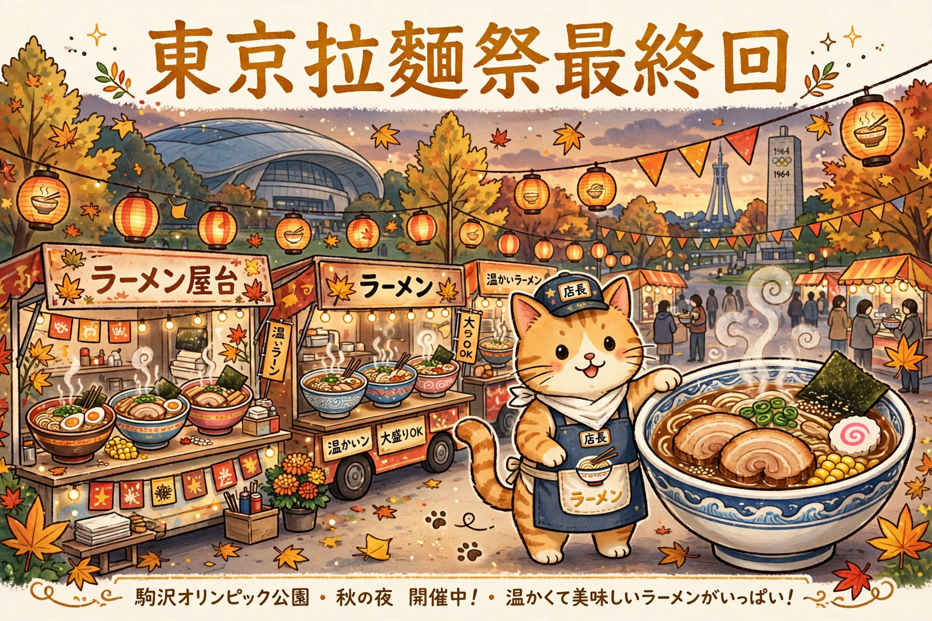 🍜 東京拉麵祭2026最終回今日開幕！12間名店＋一碗¥1,100，駒澤最後5日！