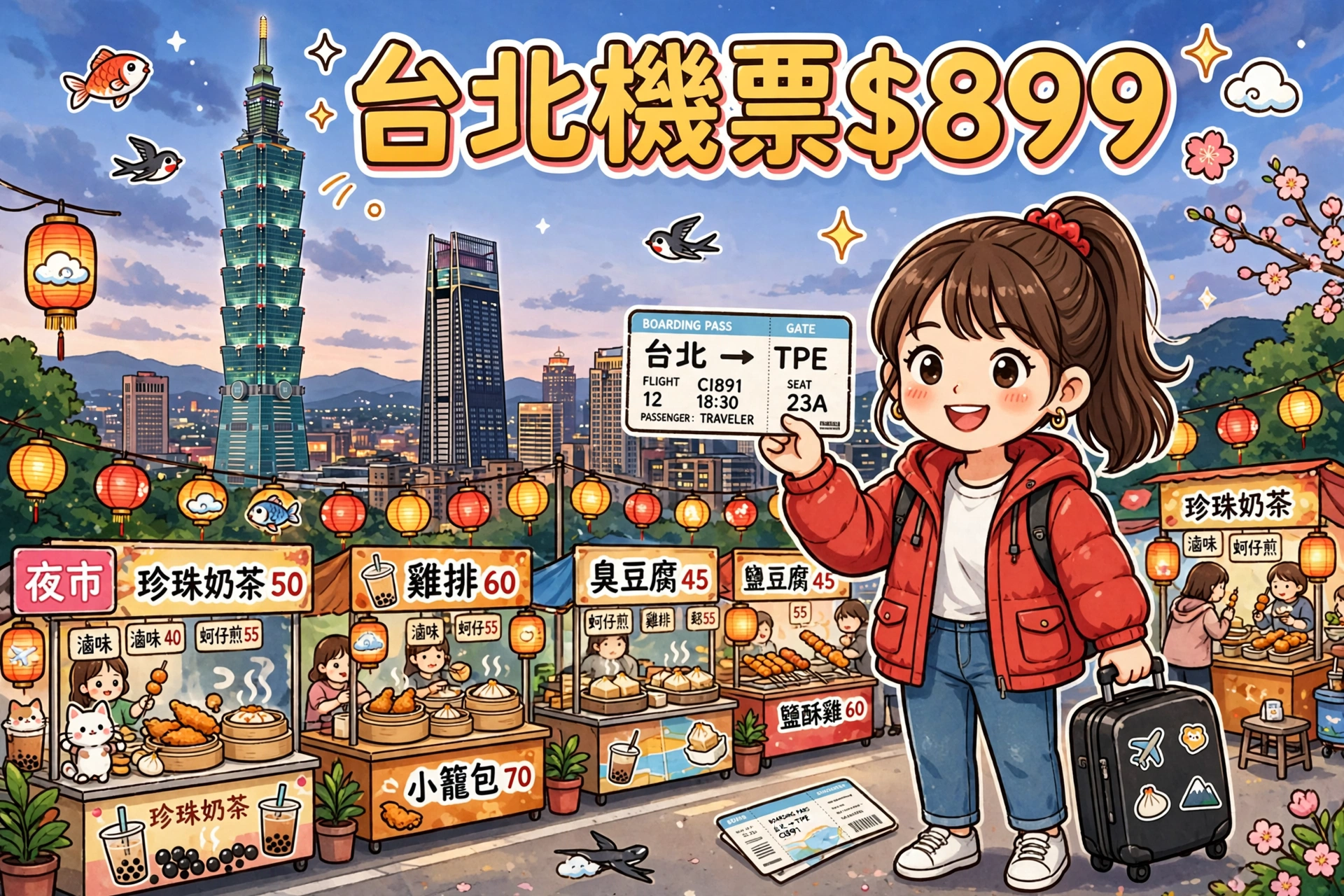 🎫 永安台北機票盲盒今日開售！來回連稅HK$899起，12月31日前出發！