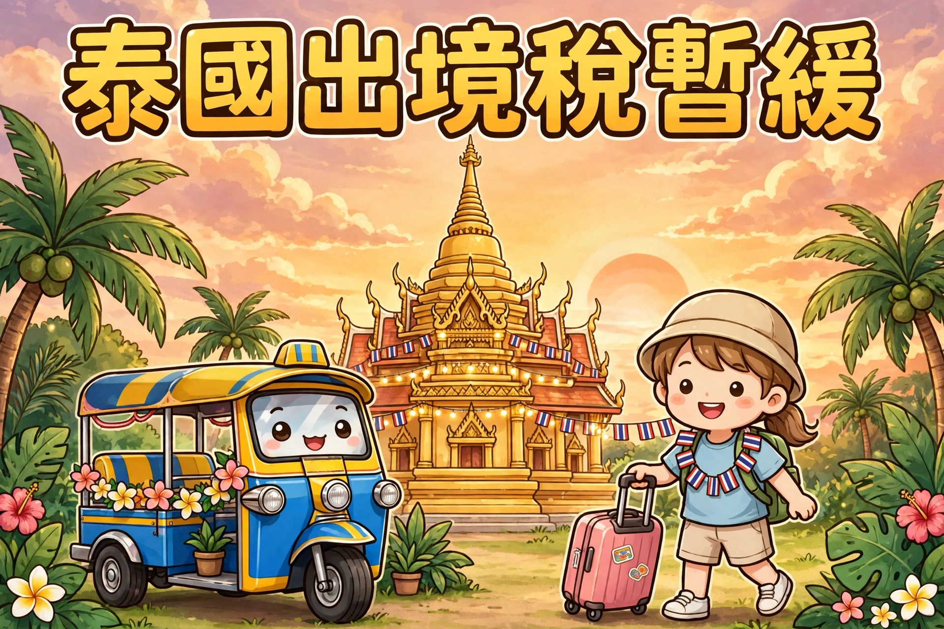 🛑 泰國出境稅暫緩！฿1,000 暫時唔使畀，但機場費照繳＋฿450 入境費就快嚟！